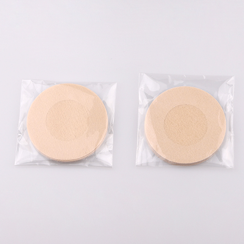 Cross-border supply of foreign trade disposable milk paste non-woven milk paste 5 pairs of a pack of color card packaging milk paste chest paste
