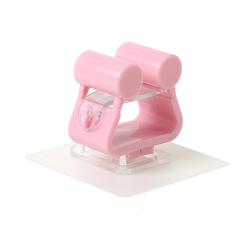 Home Adhesive Mop Clip Toilet Punch-free Mop Rack Hook Bathroom Seamless Sticky Hook Broom Rack
