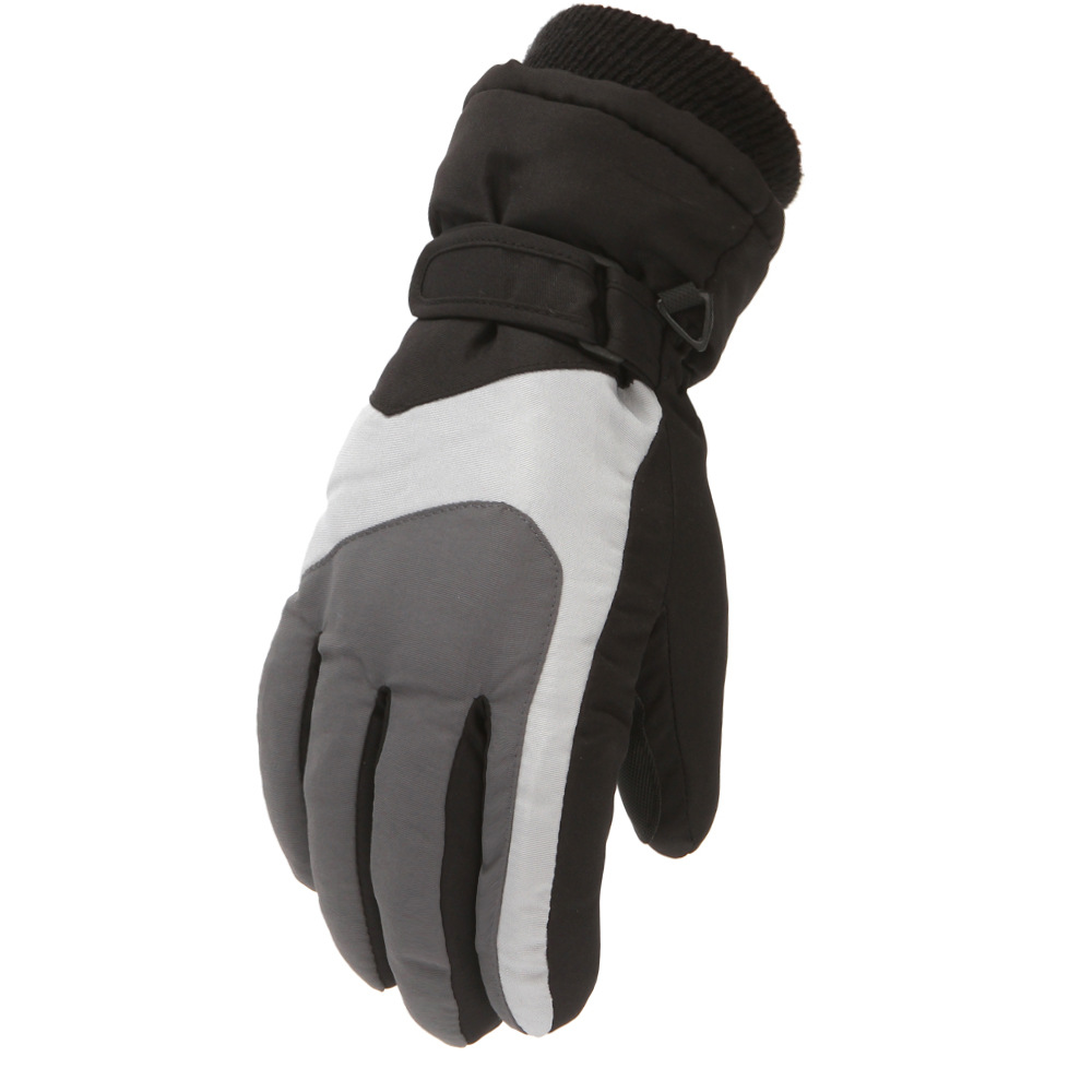Winter Children's Men's and Women's Gloves Ski Outdoor Windproof Waterproof Velvet Thickened Warm Gloves 6-16 Years Old Amazon