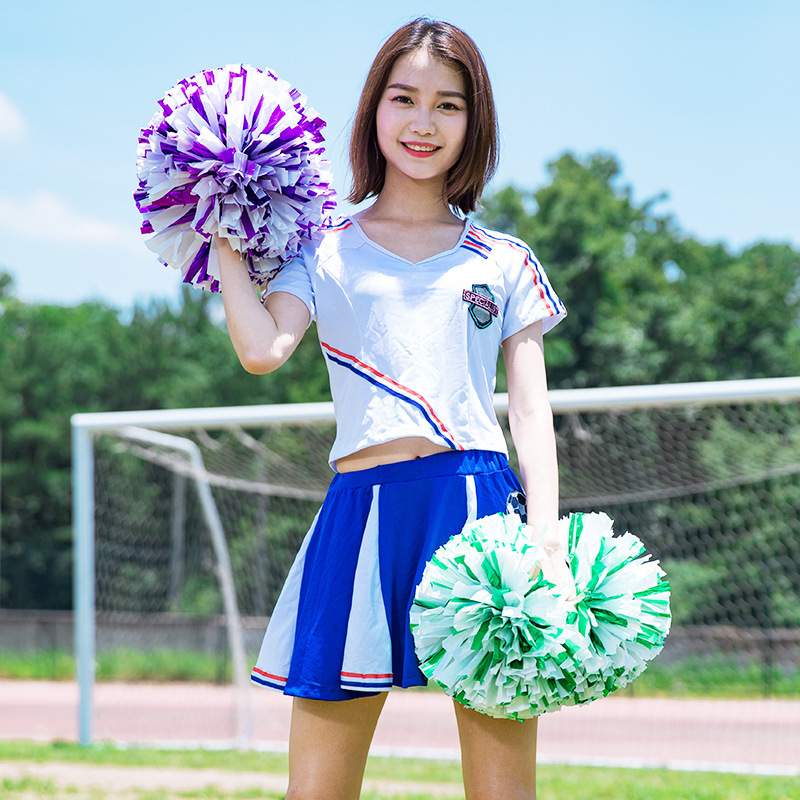 Pearlescent flower ball cheerleading cheerleader flower ball hand flower school sports celebration competition hand flower props