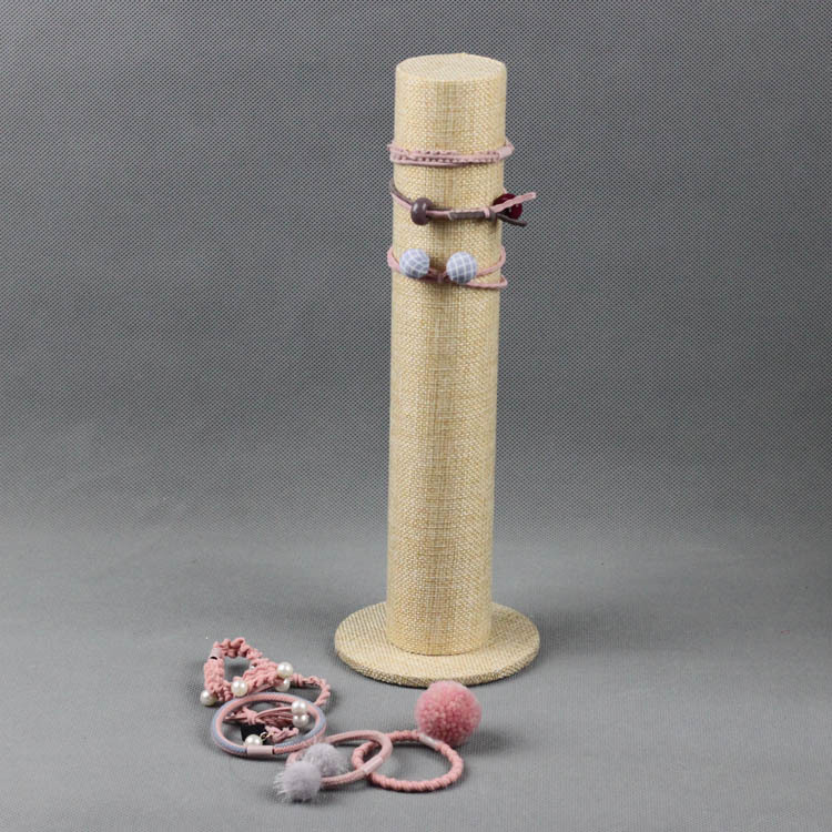 Flannel Head Rope Rubber Tendon Display Rack Bead String Watch Hair Ring Storage Rack Jewelry Store Counter Facing Tianzhu Stand