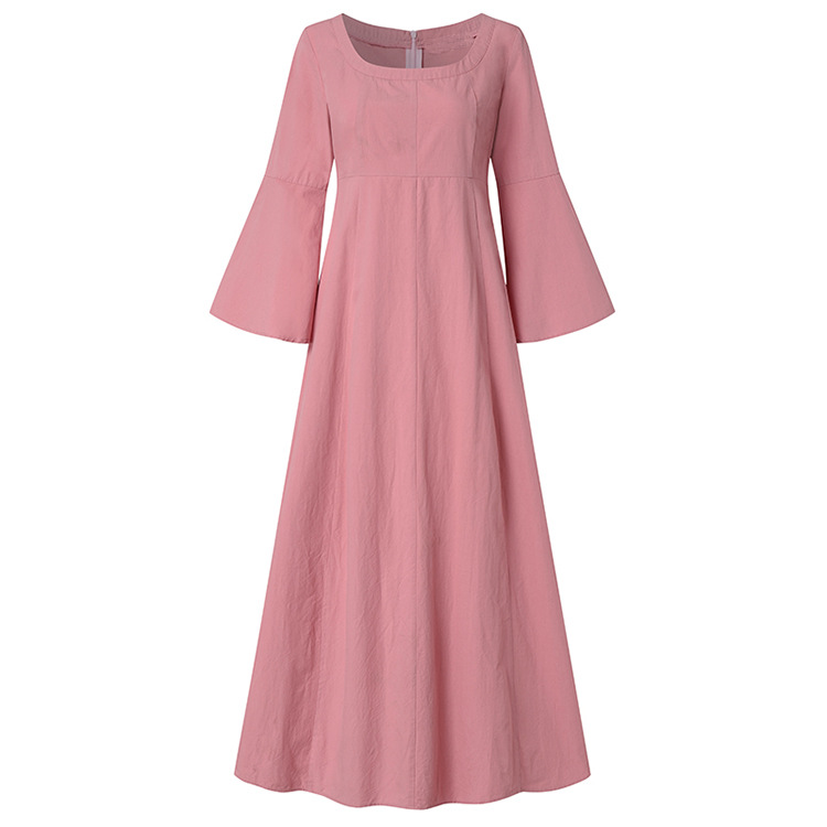 Creative autumn 2022 ebay Amazon wish Literature and Art National style AliExpress Women's Big swing dress