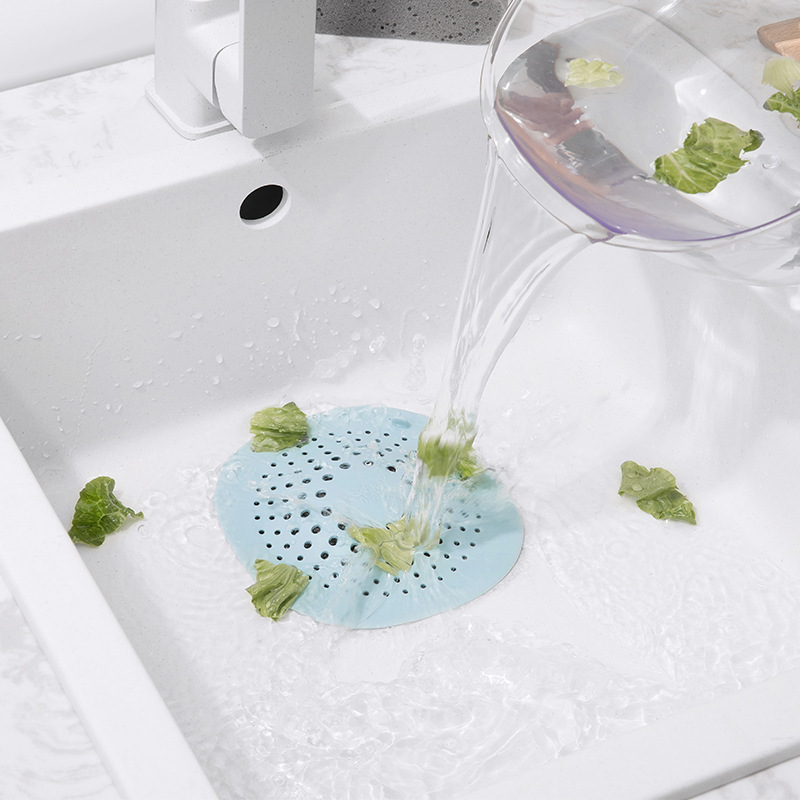 Kitchen bathroom sink anti-clogging floor drain filter hair filter cover sewer hair deodorant toilet