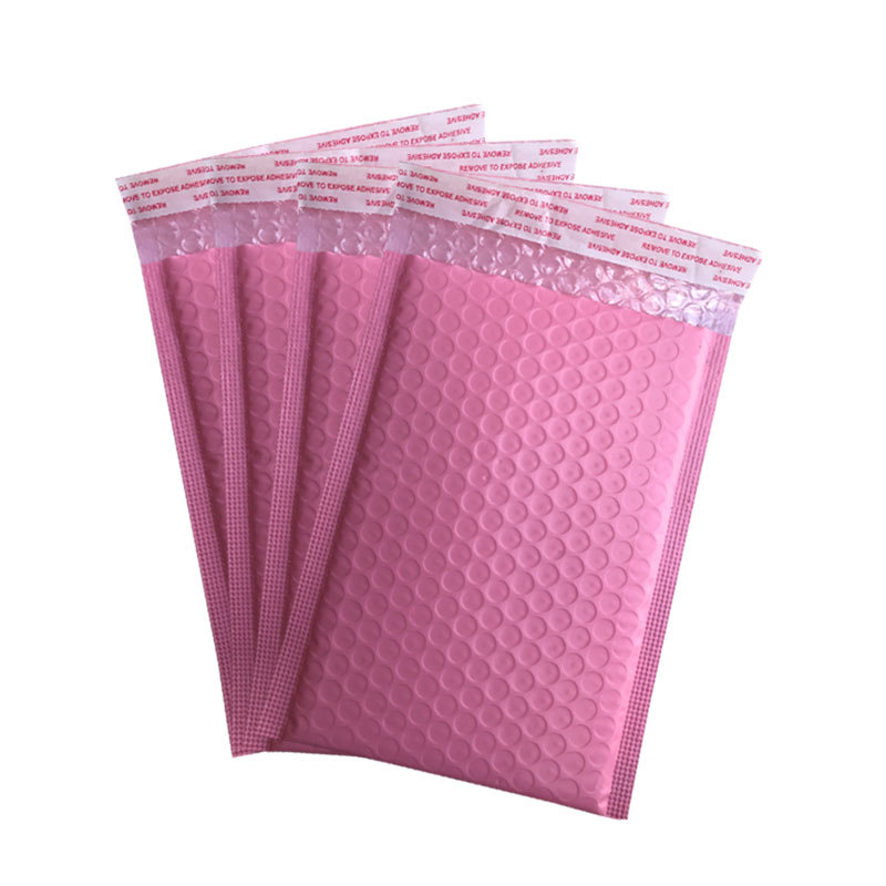 Pink Bubble Bag Garment Express Packaging Bag Wholesale Bubble Packing Bubble Bag Express Bag logo Printing