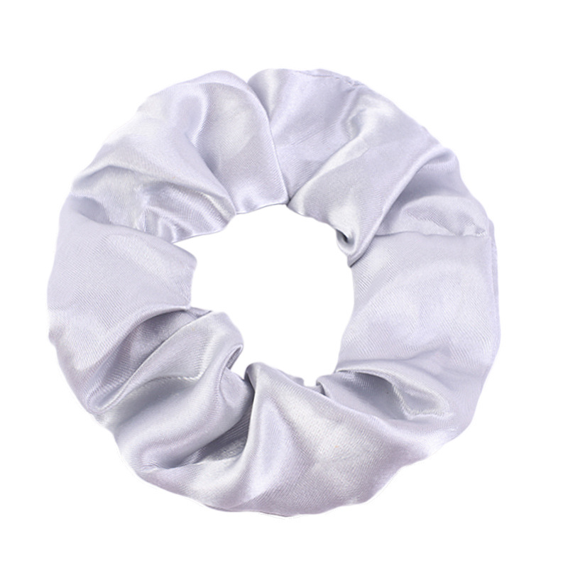 Japanese and Korean version of the new fashion simple satin segment large intestine hair ring hair rope hair FQ-124