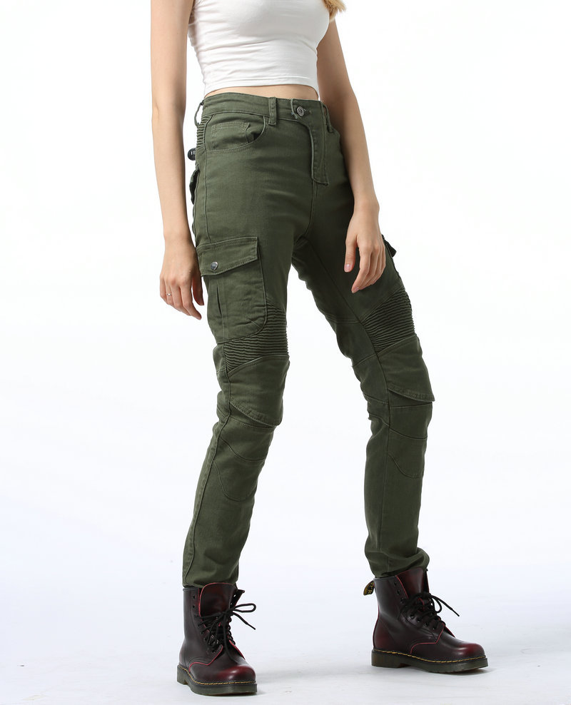 Factory direct female knight multi-bag overalls motorcycle pants motorcycle jeans motorcycle racing pants