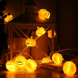 Small Pumpkin String Lights Halloween Carnival Pumpkin String Lights Bar Decorative Supplies Pumpkin Lights Luminous Small String Lights