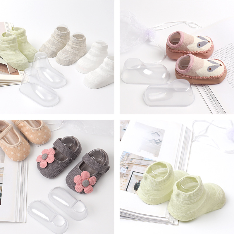 9cm baby shoes shoe mold baby socks plastic socks mold blister foot mold transparent socks support pvc small foot mold