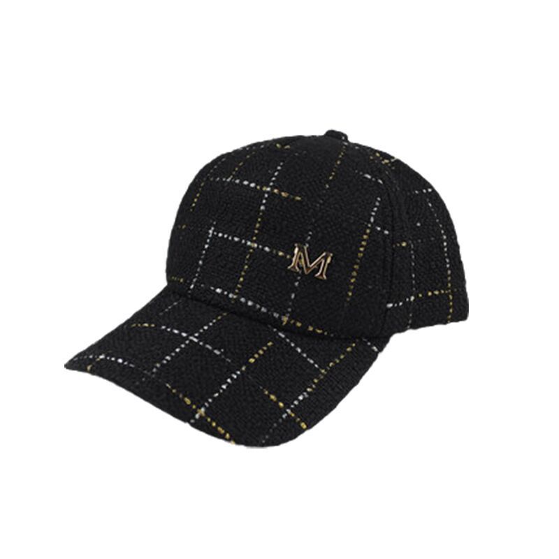 Hat Women's Korean-style fashion brand all-match baseball cap internet celebrity style Chanel style autumn and winter fashion casual ins peaked cap