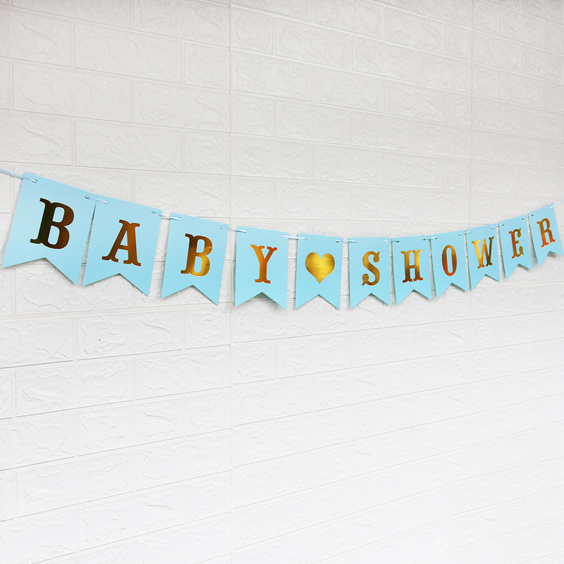 赤ちゃんの誕生日アルファベット旗its aガール/boy baby showerアルファベットバナーパーティー装飾|undefined