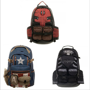 Marvel New Deadpool Satchel Deadpool Avengers Batman Travel Backpack Satchel
