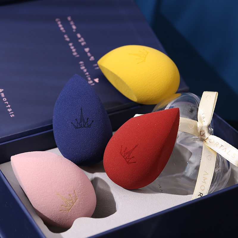 Ermu Grape Heart Pleasant Beauty Makeup Egg Soft Don't Eat Powder Gourd Powder Puff Sponge Makeup Egg Makeup Tool Makeup