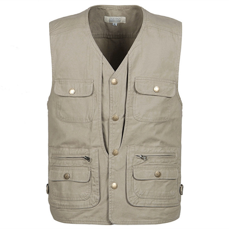 Cross-border Dad's Spring and Autumn Middle-aged Men's Vest Middle-aged and Elderly Men's Vest Large Size Father's Vest Men's 5X