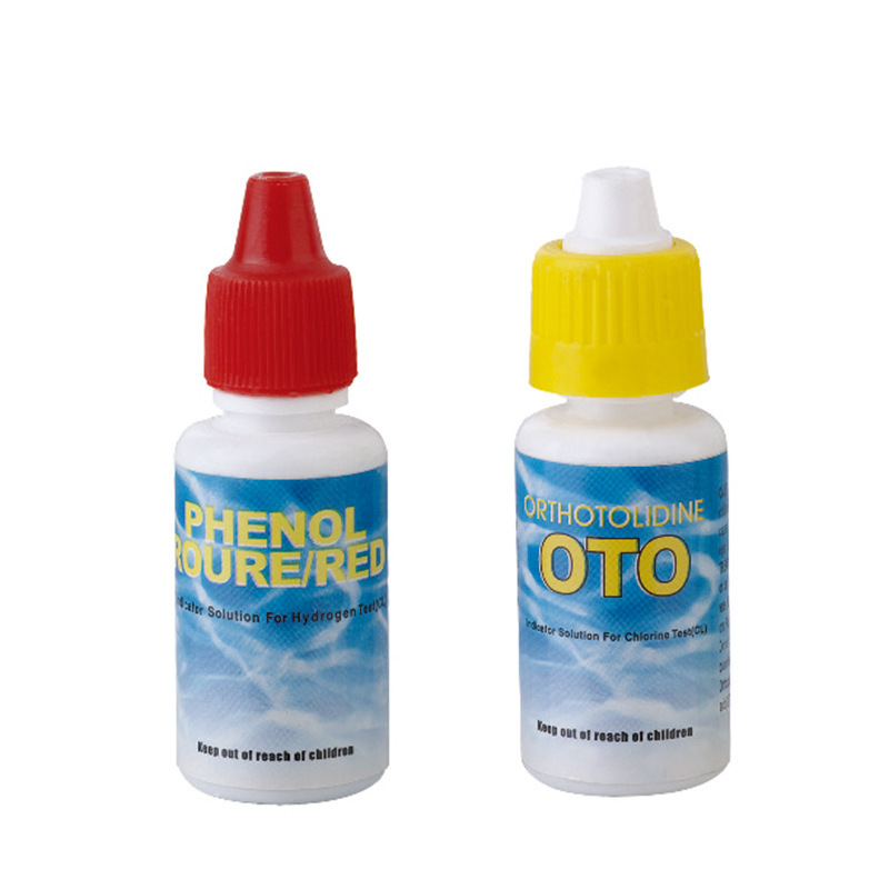 pH Bromide Residual Chlorine Water Test Kit Residual Chlorine Concentration and pH Value Swimming Pool Test Reagent Swimming Pool Test Kit