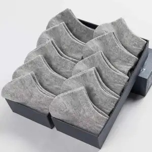 Men's socks solid color boat socks breathable Sports women's socks Joker casual sweat absorbent summer thin low short tube socks wholesale