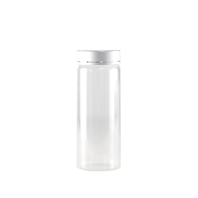 47mm diameter Bird's Nest bottle scented tea packaging bottle borosilicate glass bottle candy bottle Cordyceps capsule bottle