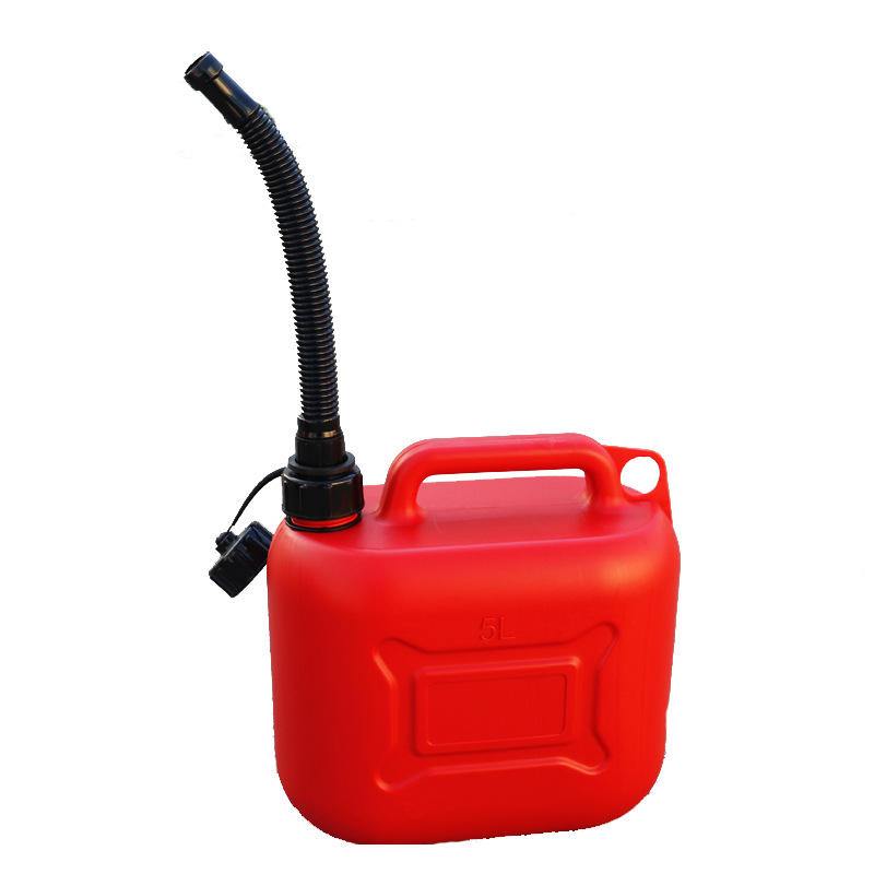 Factory Direct thickened HDPE gasoline barrel wholesale red plastic diesel barrel 10 liters red plastic oil barrel