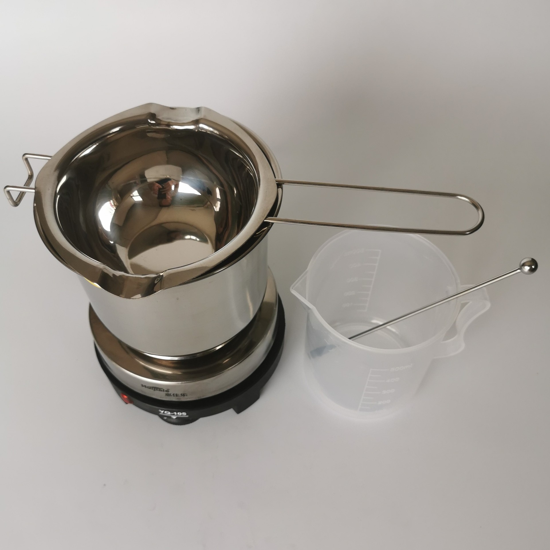 Handmade Candle Making Tools Waterproof Wax Pot Wax Melting Pot Stainless Steel Mixing Rod Measuring Cup Wax Boiling Pot