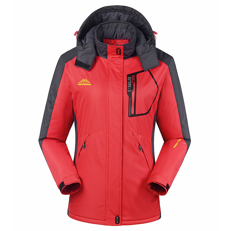 1688 Couple's Autumn and Winter Clothes Men's Outdoor Charge Clothes Men's Large Size Thickened Fleece-Lined Windproof Mountaineering Jacket for Men