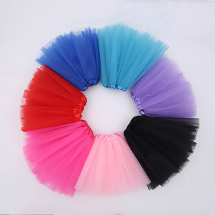 Children's Dance Half-length Veil Skirt Pontoon Ballet Training Skirt Children's Stage Performance tutu Skirt