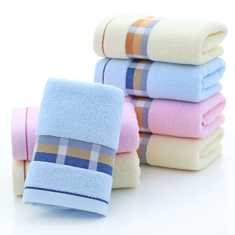 Cotton Towel Adult Household Thickened Absorbent Face Wash Cotton Face Towel Stand Towel Wholesale Gift Return logo