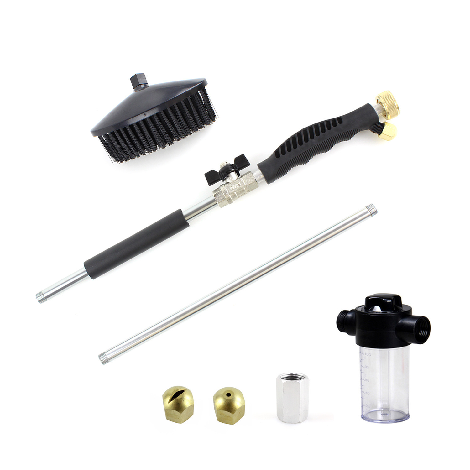 New product detachable household foam water brush car Garden water gun high pressure water gun