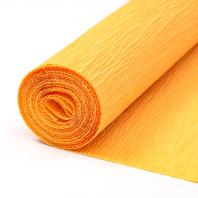 Color Thickened Crepe Paper Handmade bouquet Material Carnation Curl Paper Fold Paper diy Material Wrap Fold Paper