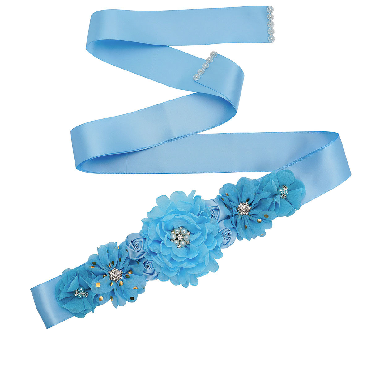 Mother-to-be baby party pregnant woman photo show rose flower belt baby shower mummy to be