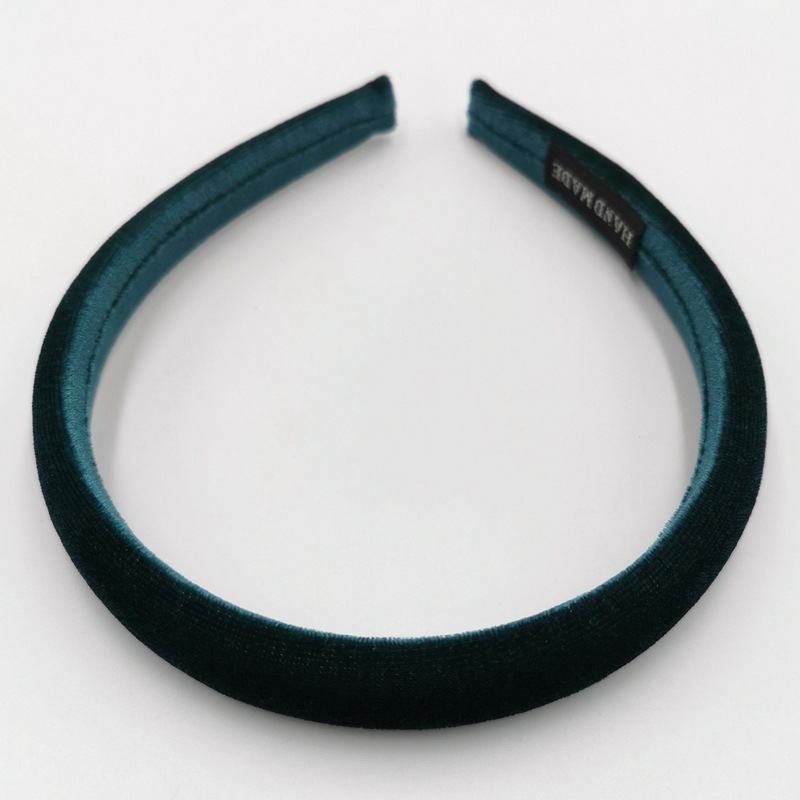 Korean 6-color explosions 2.2cm wide gold velvet sponge hairband headband European and American Korean online red