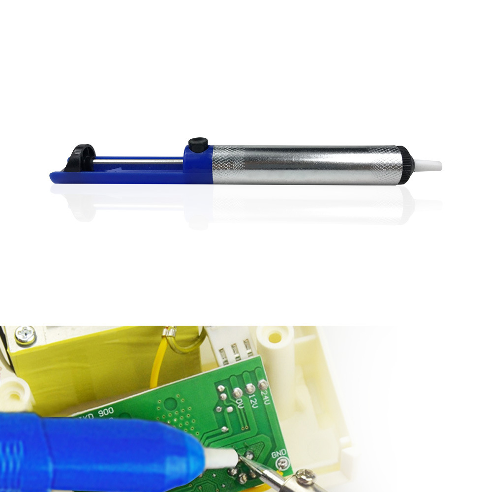 Professional tin suction pump tin suction gun durable hand tool welding pumping pen lifting vacuum soldering iron soldering iron