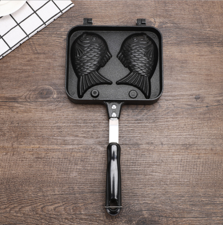 Snapper baking pan waffle baking pan mold DIY cake mold double fish baking mold South Korea snapper baking pan