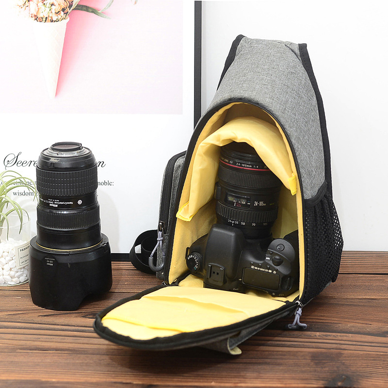 Factory wholesale shoulder diagonal camera bag digital camera bag camera bag