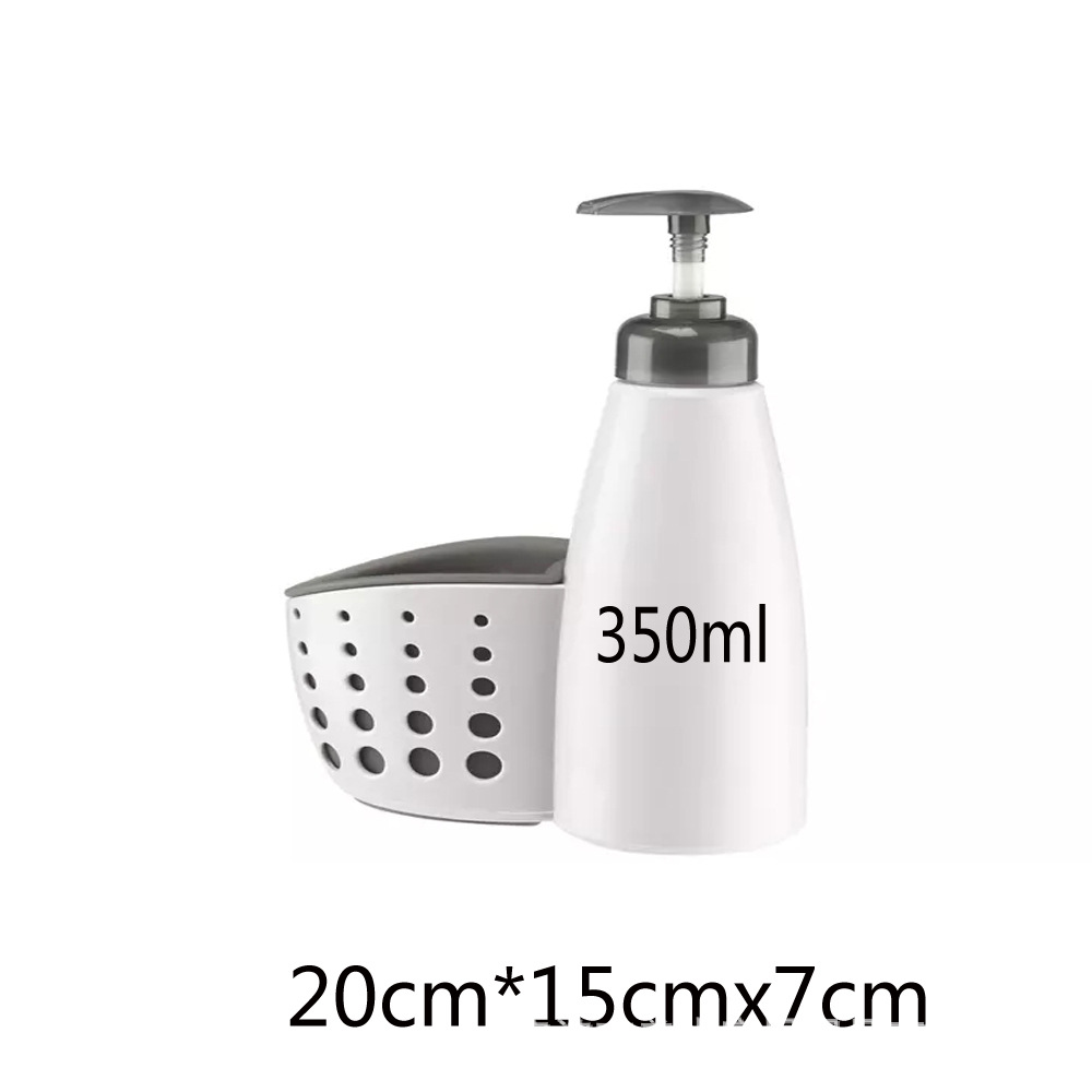 Press soap dispenser soap dispenser sink sider cleaning pot emulsion bottle with sponge cleaning bottle 350ml