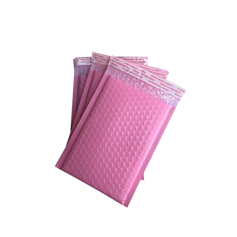 Pink Bubble Bag Garment Express Packaging Bag Wholesale Bubble Packing Bubble Bag Express Bag logo Printing