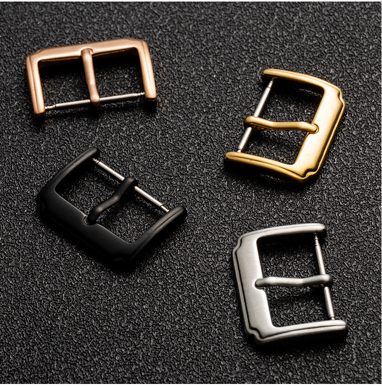 Wholesale Stainless Steel Watch Buckle Stainless Steel Pin Buckle Silicone Buckle Buckle for Smart Watch Buckle Watch Accessories