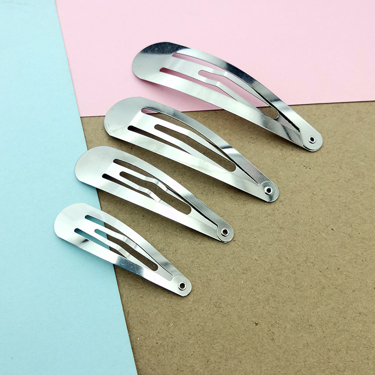 Nickel black silver 5cm6cm children adult high quality drop shaped BB clip drop clip diy handmade material accessories