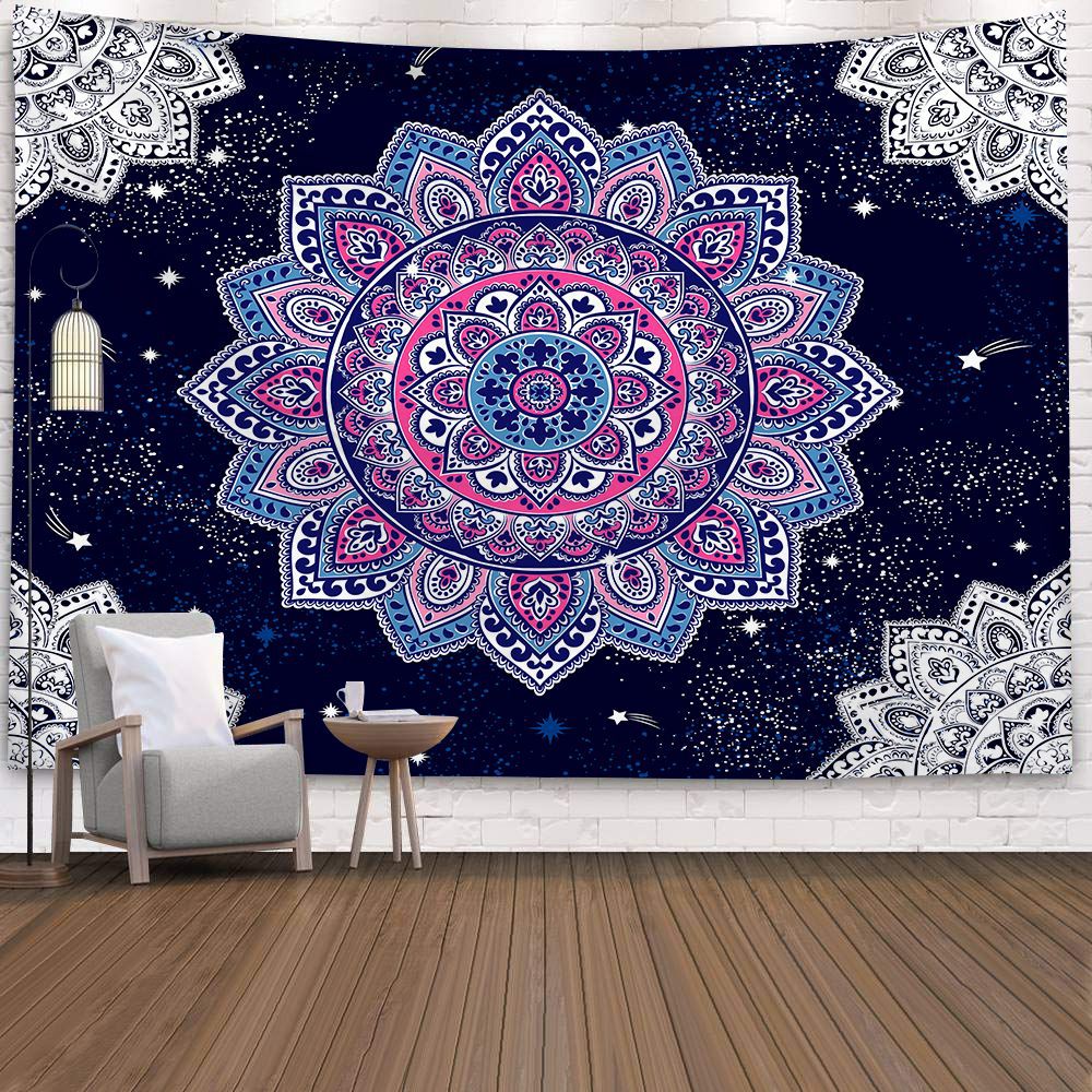 Factory Direct cross-border exclusive printing bohemian pattern tapestry sitting blanket wall hanging beach towel for picture customization