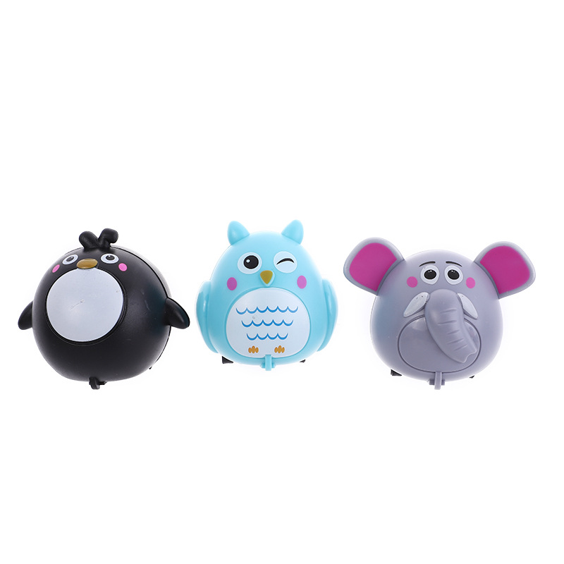 Cartoon creative pull-back car toy car stall selling children's fall-resistant pull-back animal baby puzzle car