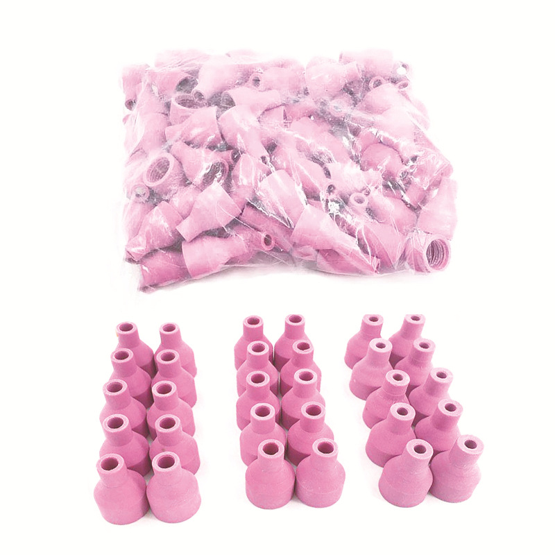 Argon arc welding porcelain nozzle QQ150 welding torch porcelain nozzle 4 5 6x 30 porcelain nozzle ceramic protection nozzle TIG welding torch porcelain Nozzle nozzle