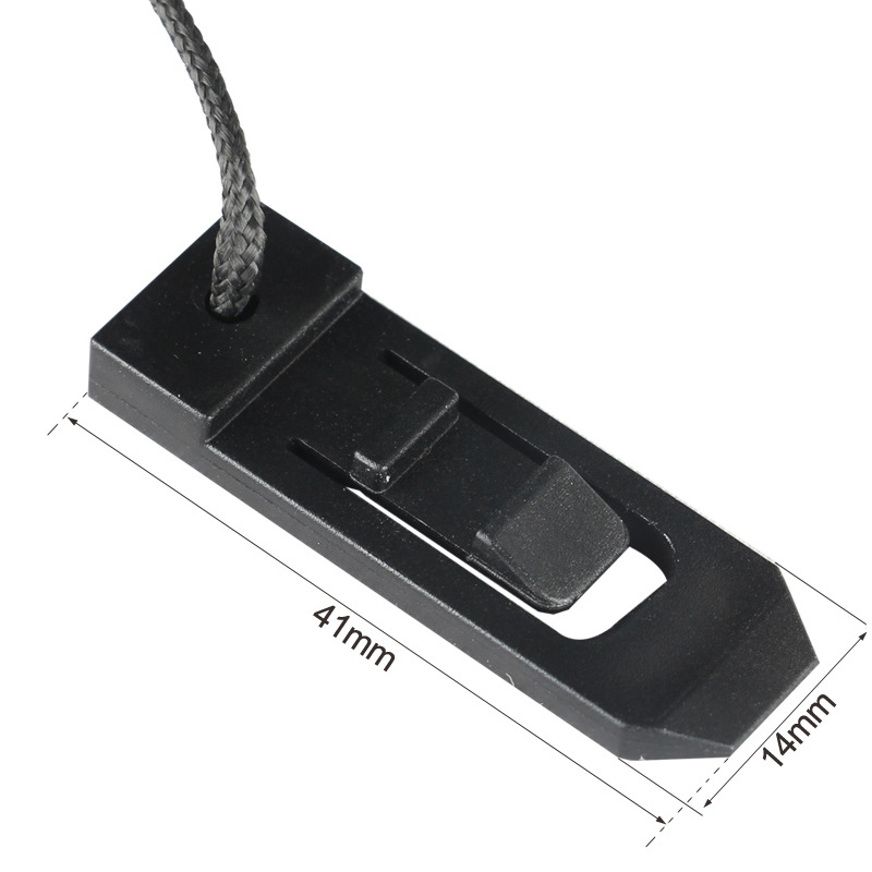 Water distribution piece latch spring buckle fixed tail rudder rubber boat paddle board base accessories surfboard fish fin buckle