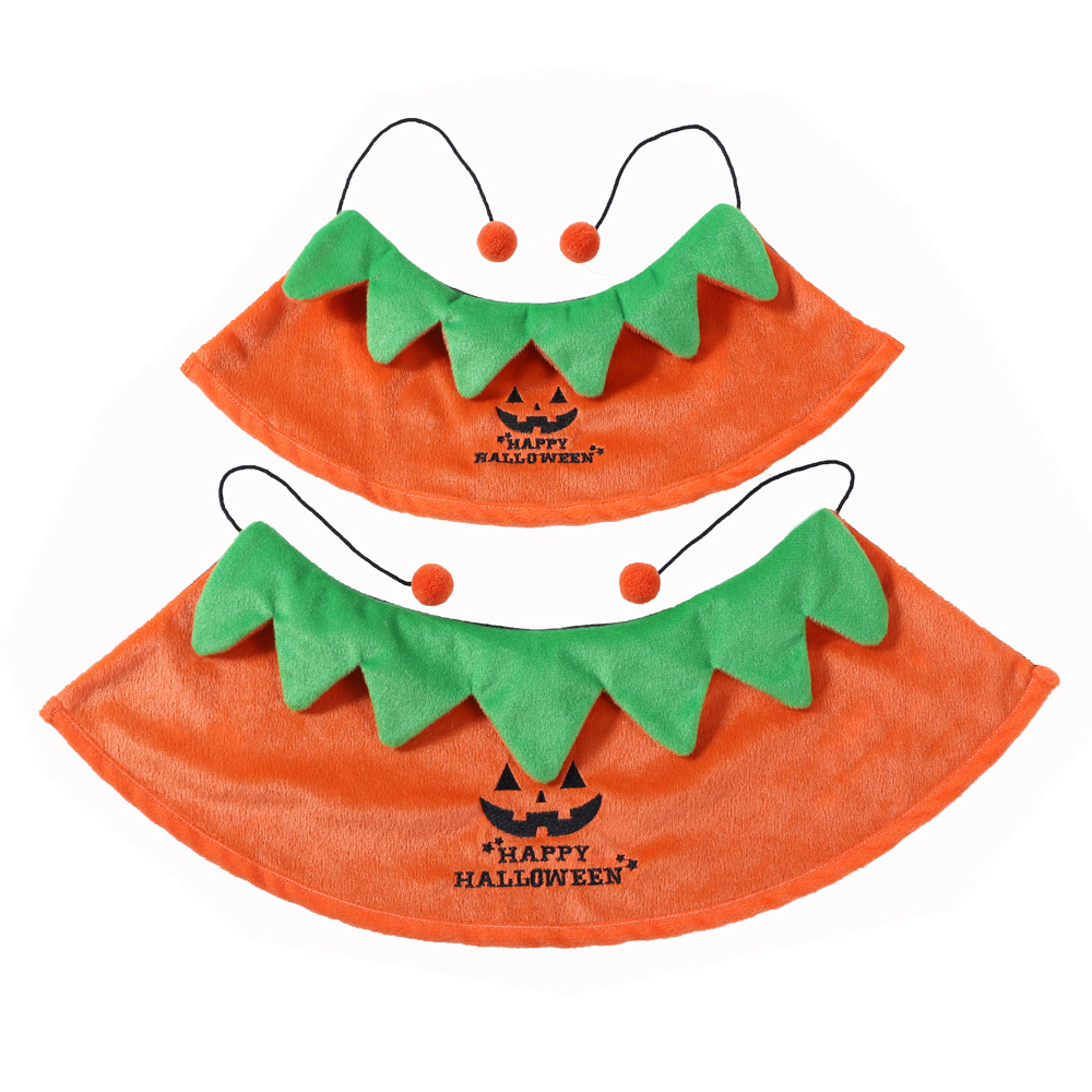 Halloween pet cloak clothes double-sided embroidered dress up cloak cross-border new cat and dog transformation accessories