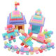 Children's Large Granular Building Blocks Plastic Toys 3-6 Years Old Intelligence Boys and Girls 2 Years Old Baby Assembled Assembled