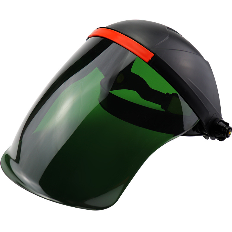 Factory cross-border PC face protection head-mounted welding cap argon arc welding anti-baking face protection mask welding welding mask