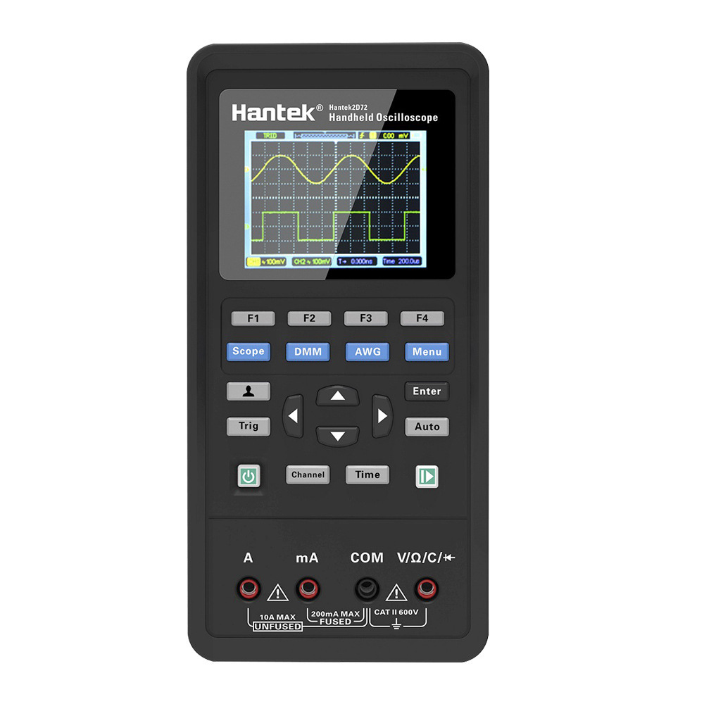Hantai handheld digital oscilloscope Hantek2C42/2D72 two-channel oscilloscope multimeter signal source