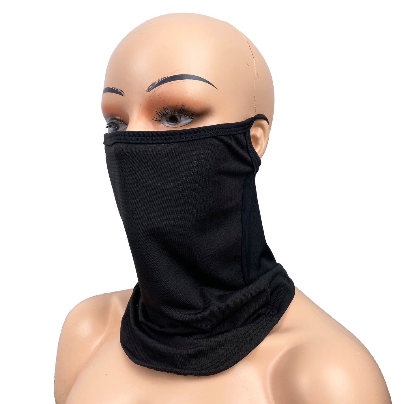 Multi-functional Ear Hanging Real Ice Silk Face Towel Ear Riding Face Mask Sunscreen Summer Mask Protective Mask_voghion.com
