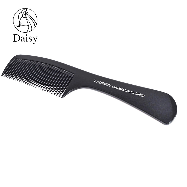 Carbon Fiber Hairdressing Comb Hairdressing Tools Fiber Comb Wide Tooth Comb Hairdressing Comb Home Hair Comb Factory