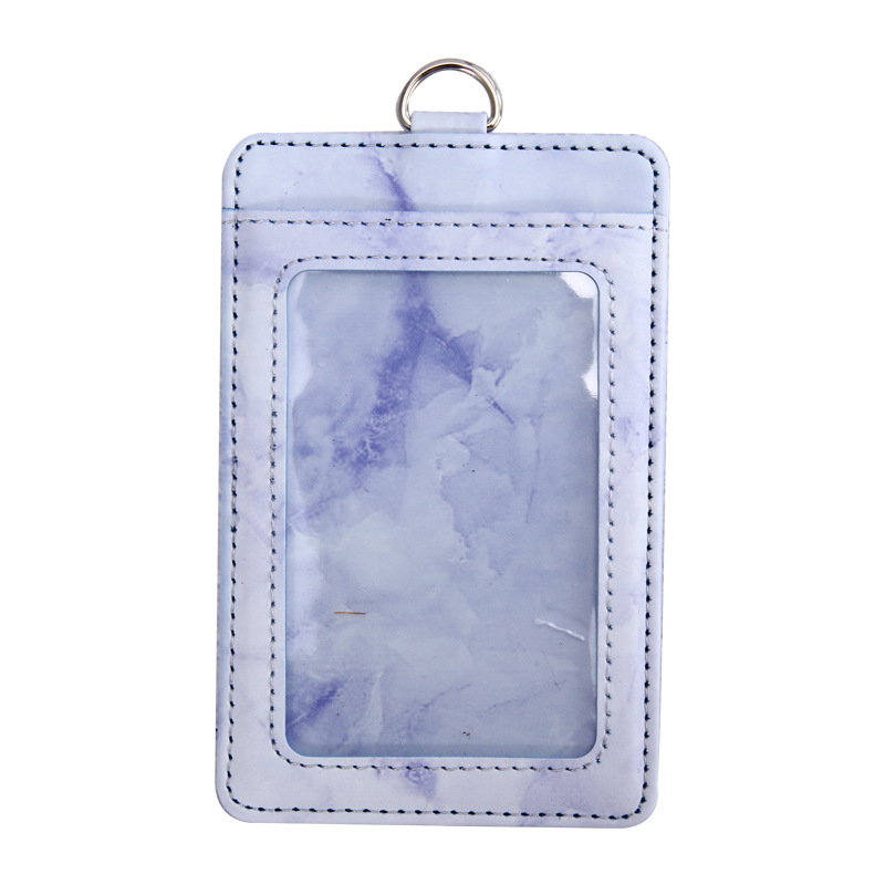 Kimbers Work Card Card Card Case Hanging Rope Bank Work Card Chest Card Certificate Card Case Hanging Card Leather Case Factory Card Case