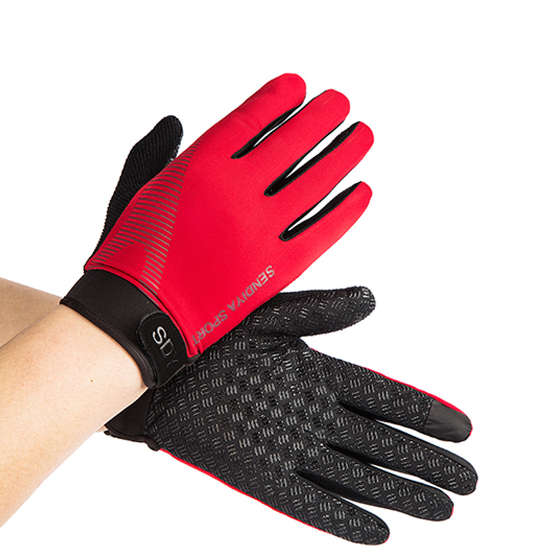 Summer Riding Gloves All Men and Women Thin Breathable Touch Screen Outdoor Sports Mountaineering Fitness Mountain Ice Silk Gloves_voghion.com