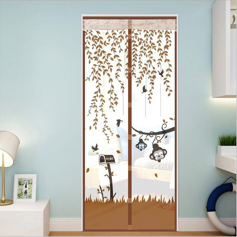 Factory direct: free 7-button mosquito screen door summer mosquito curtain encryption magnetic screen screen door wholesale