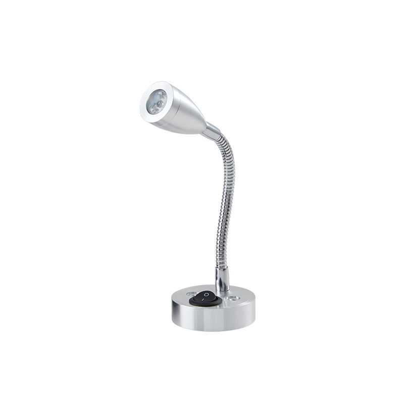 12vled RV reading light 1w3w bedside spot light universal hose spot light surface mounted wall light yacht reading light